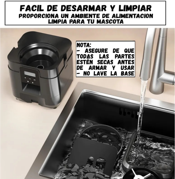 Alimentador Automatico para Mascotas 2L (2 kg) WIFI - Imagen 6