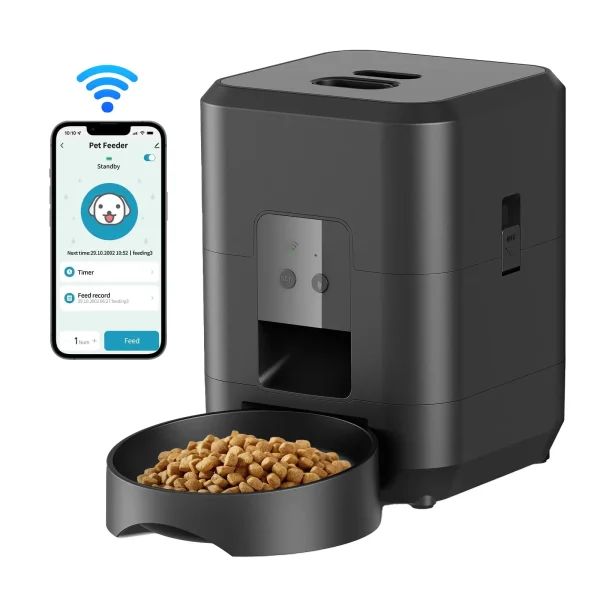 Alimentador Automatico para Mascotas 2L (2 kg) WIFI