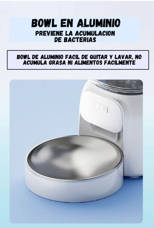 Alimentador Automatico para Mascotas 4L (4 kg) WIFI - Imagen 2