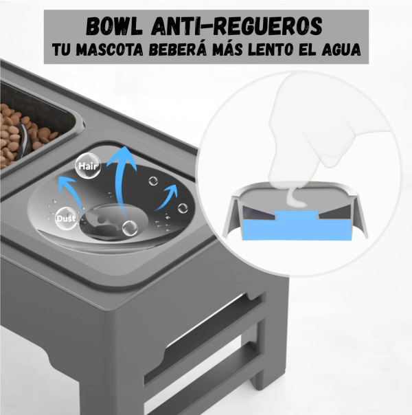 Comedero Elevado Ajustable - Imagen 10