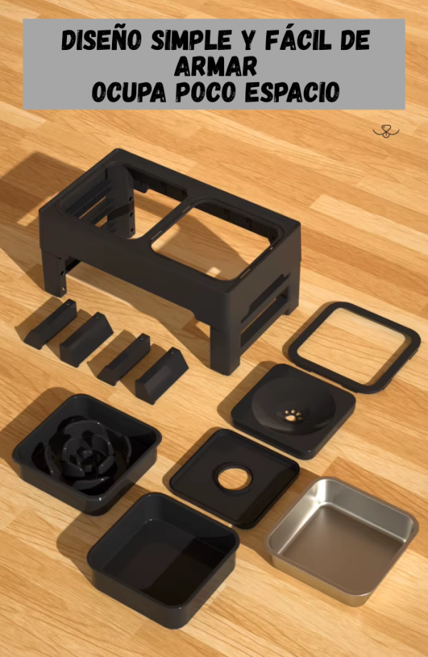 Comedero Elevado Ajustable - Imagen 12